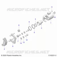 BRAKES, BRAKE PINZA FRENO TRASEIRA