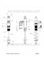 SUSPENSION, SHOCK TRASERO TRACK, VELOCITY