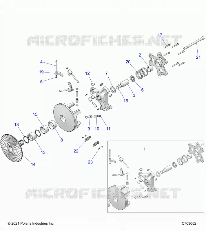 TREN, PRIMARY CLUTCH