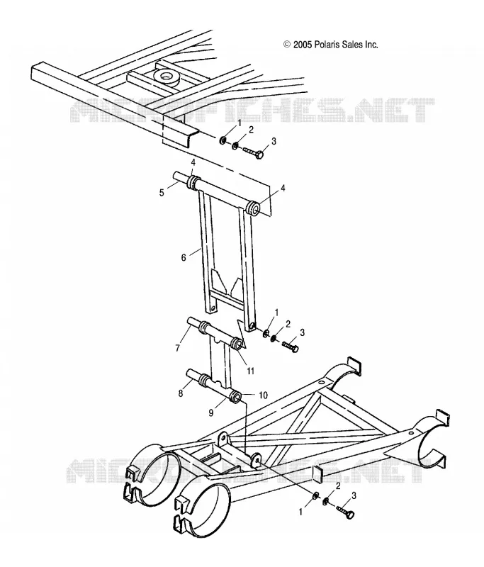 SUSPENSION, Parte trasera Barra estabilizadora