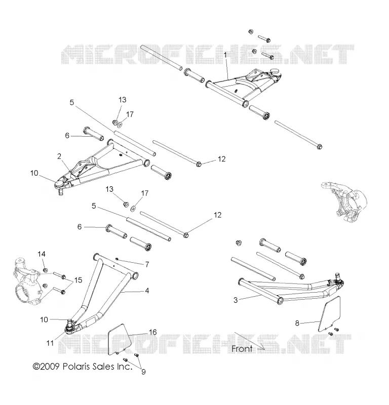 SUSPENSIÓN DELANTERA CONTROL ARMS