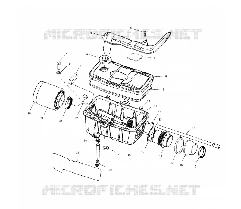 CAJA FILTRO DE AIRE (IF BUILT AFTER 12/11/00)