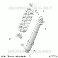 SUSPENSION TRASERA SHOCK MOUNTING