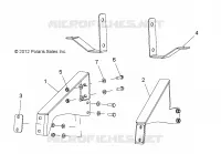 BASTIDOR, OPTIONS, BUMPER, BRACKET, REAR
