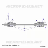 TREN, HALF SHAFT, FRONT