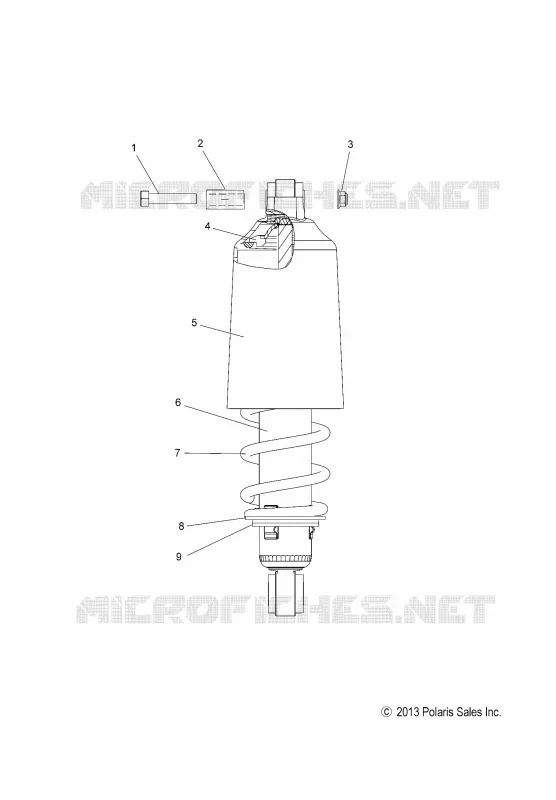 SUSPENSION, CHOQUE FRONTAL TRACK (7043995)