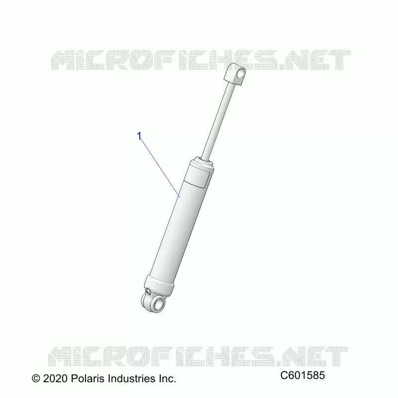 SUSPENSION, SHOCK TRASERO TRACK