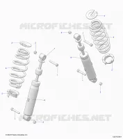 SUSPENSION TRASERA SHOCK AND MOUNTING