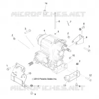 TREN, MAIN GEARCASE MOUNTING