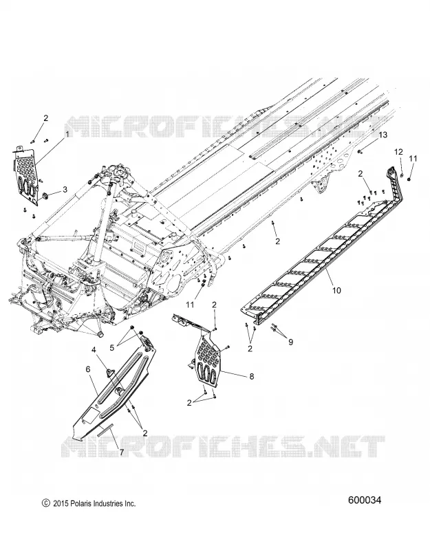 CHASSIS, PROTECCIÃ³N DEL EMBRAGUE AND FOOTRESTS