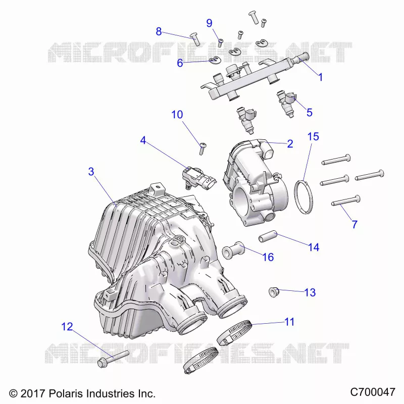 ENGINE, TOMA DE AIRE MANIFOLD