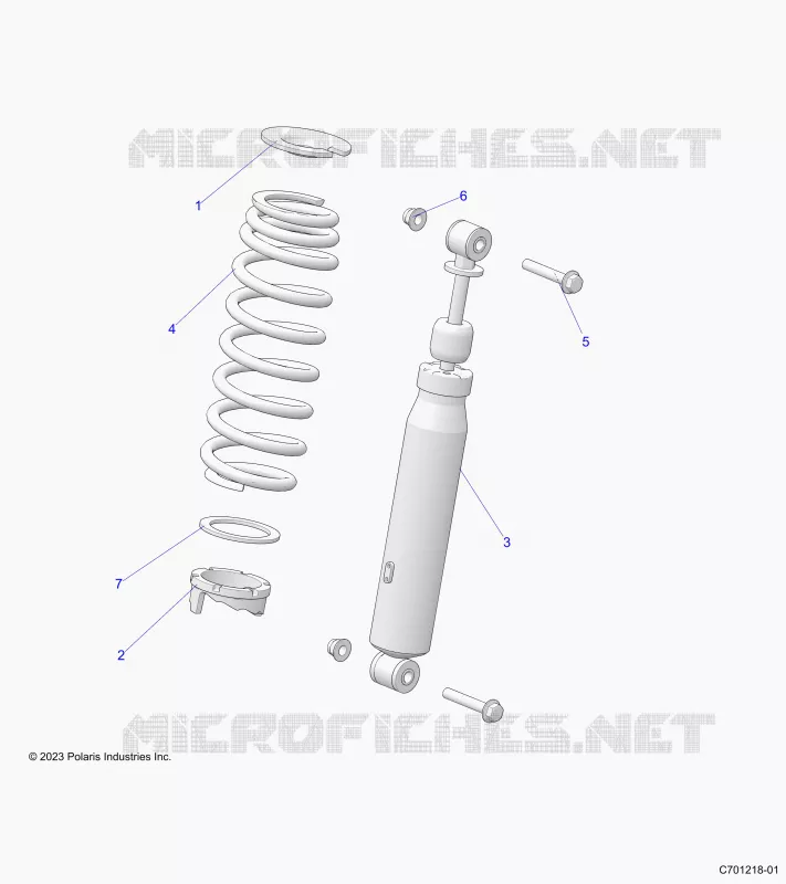 SUSPENSION, CHOQUE FRONTAL MOUNTING