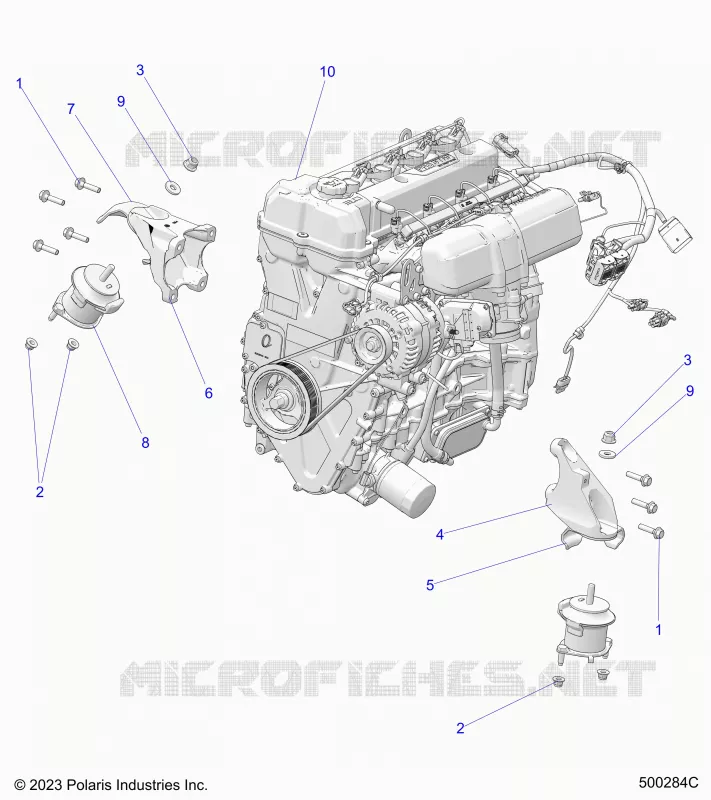 MOTOR, MOUNTING