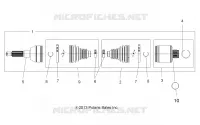 DRIVE TRAIN, TRASERO UNIDAD SHAFT
