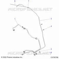 SISTEMA DE COMBUSTIBLES, FUEL LINES, STD.