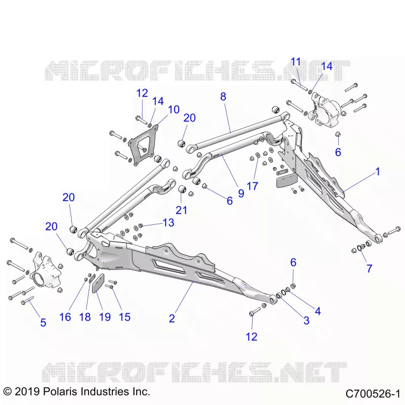 SUSPENSION TRASERA CONTROL ARMS