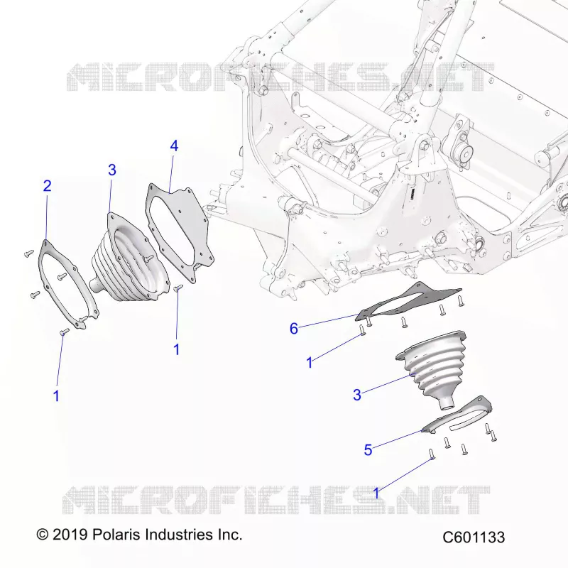 CHASIS, TIE ROD BOOT ASM.