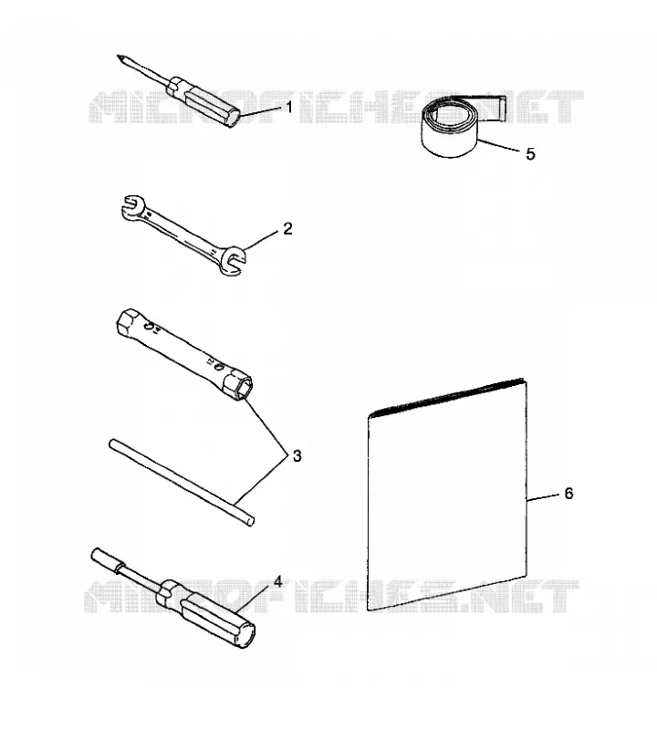 KIT DE HERRAMIENTA SUPER SPORT 0980761 (4942874287C004)