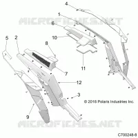 CARROCERÍA POSTERIOR FENDERS AND BEZELS- Z21NAR99AN/BN (C700248-8)