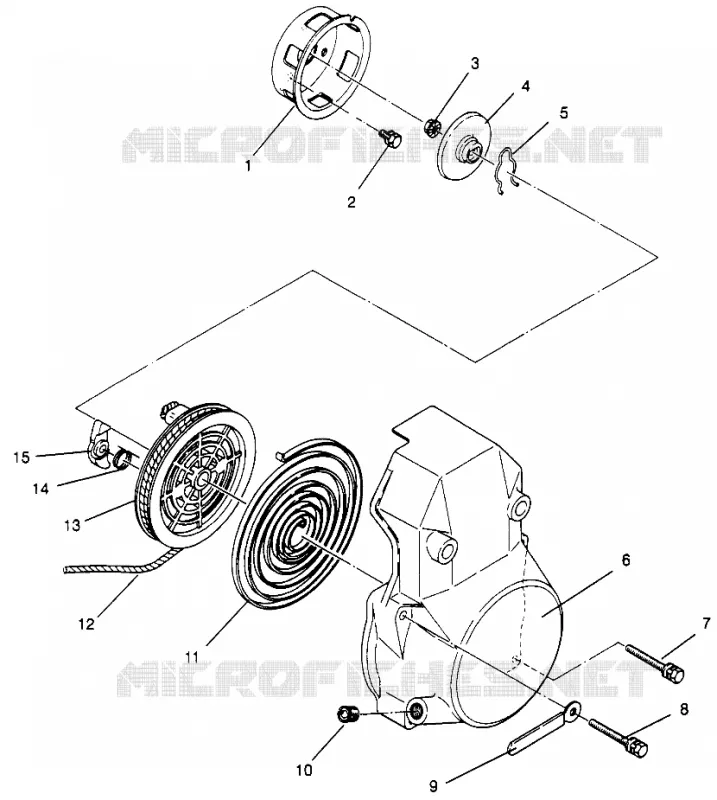 ARRANQUE DE RETROCESO 500 EFI SKS 0962574, 500 EFI RMK 0962974, and EUROPEAN 500 E (4931983198D002)