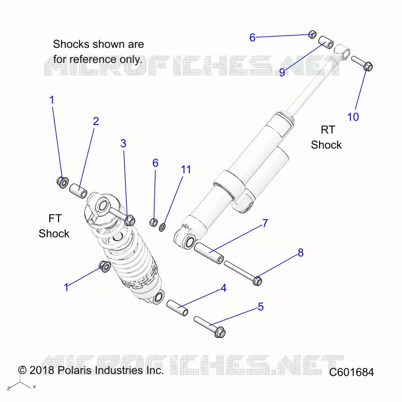 SUSPENSION, MONTAJE DE DESCARGA, REAR SUSP.