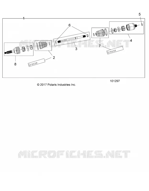 TREN, REAR HALF SHAFT