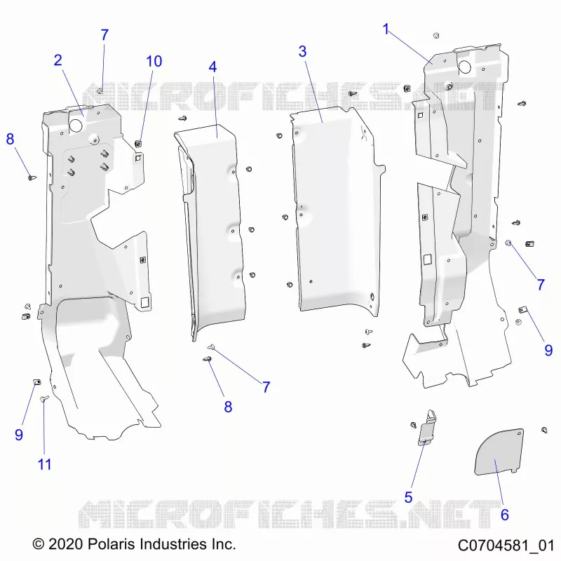 CARROCERÍA POSTERIOR CLOSEOFF, SIDE PANELS