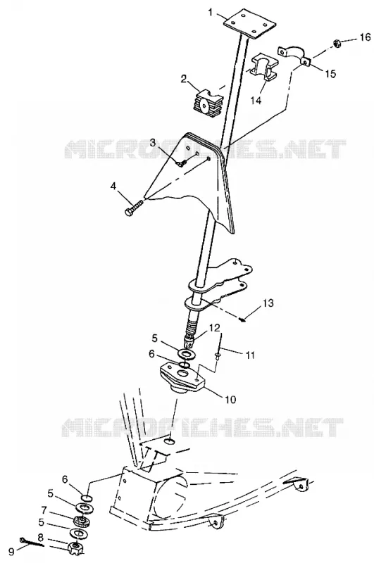 miembro de gobierno Scrambler 400 W98BC38C (4947254725B010)