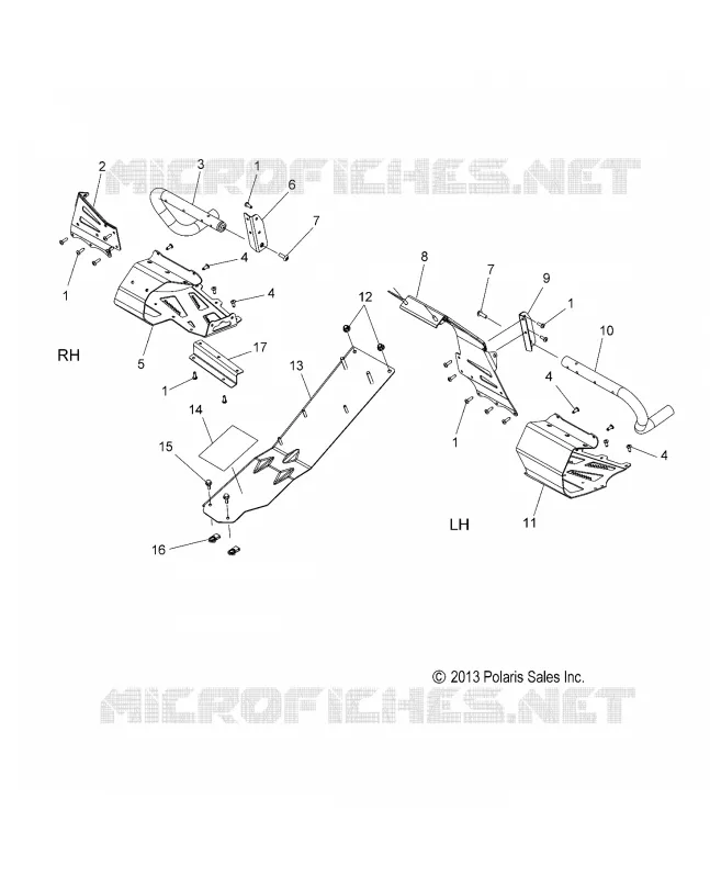 CHASSIS, PROTECCIÃN DEL EMBRAGUE AND FOOTRESTS