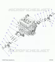 MOTOR, MOUNTING & LONG BLOCK