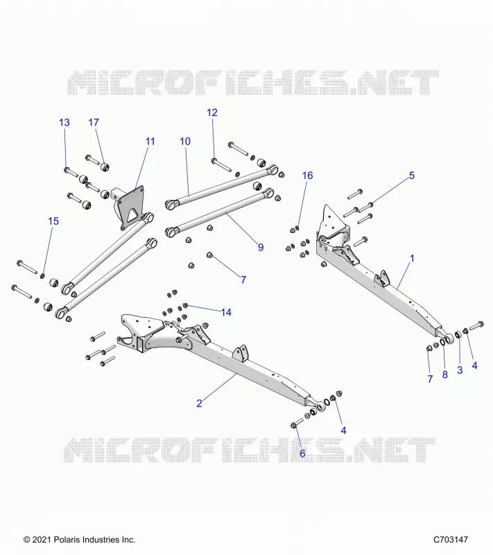 SUSPENSION TRASERA CONTROL ARMS