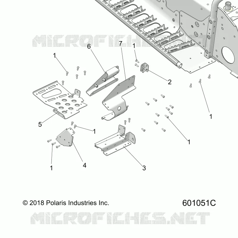 CHASIS, FOOTREST-RH