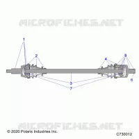 TREN, FRONT HALF SHAFT