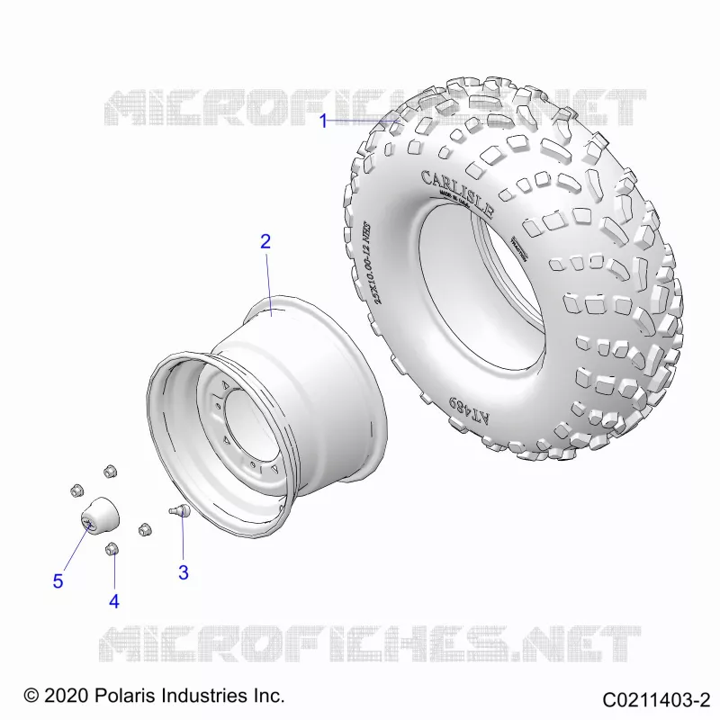 RUEDAS, REAR TIRE