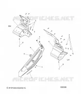 CHASSIS, PROTECCIÓN DEL EMBRAGUE AND FOOTRESTS