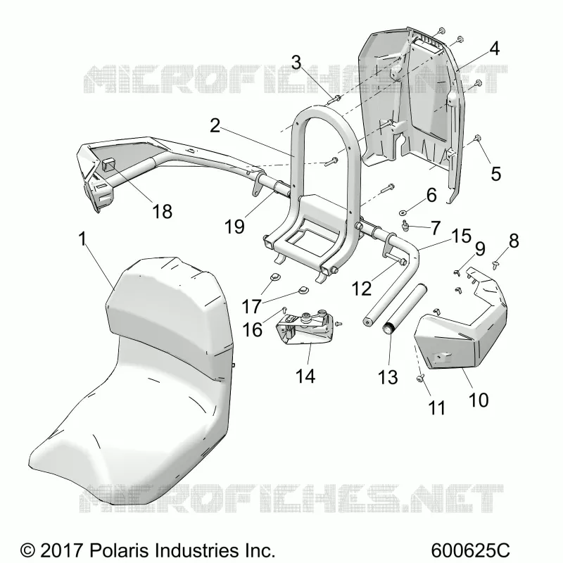 BODY, ASIENTO ASM., PASS.