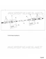 TREN, REAR DRIVE SHAFT