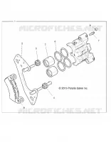 FRENO FRONTAL CALIPER (BUILT 11/13/13 AND UP TO 3/10/14)