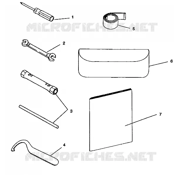 KIT DE HERRAMIENTA 500 EFI E942774 and  EFI SKS E942574 (49274127410020)
