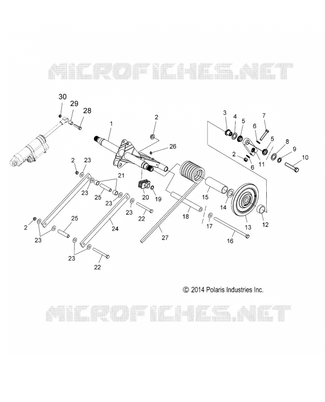 SUSPENSION, TRASERO ARM PAR
