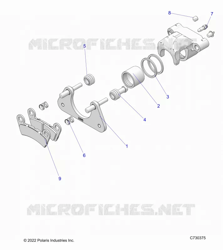 BRAKES, PINZA TRASERA