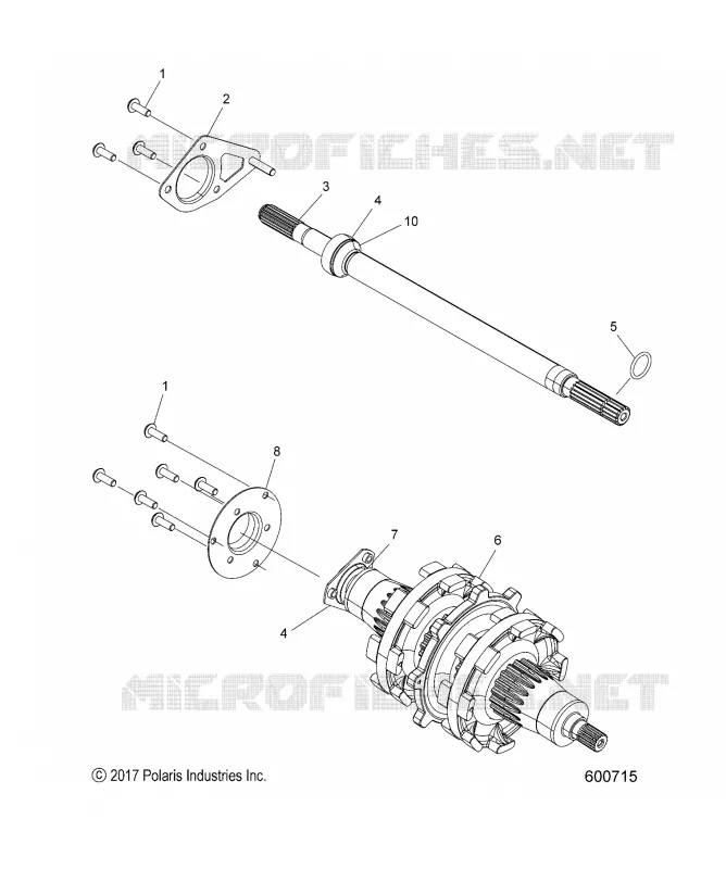 TREN, JACKSHAFT AND DRIVESHAFT