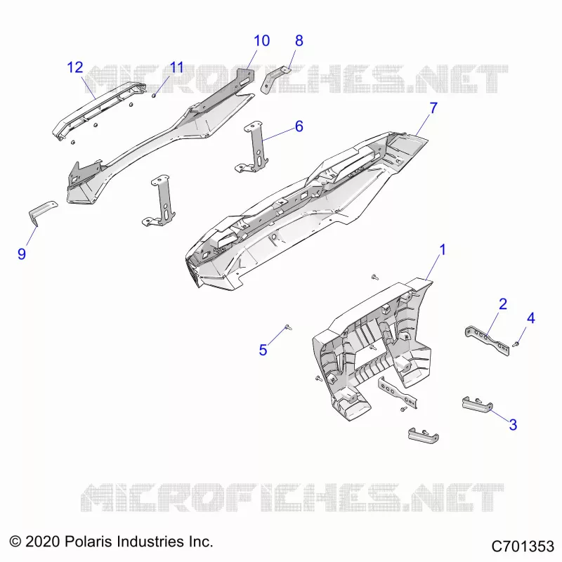 CARROCERÍA POSTERIOR BUMPER