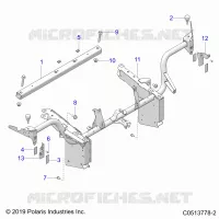 CHASSIS, FRONT BASTIDOR ASM. (USA ONLY)