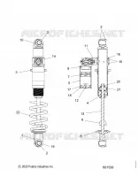 SUSPENSION, SHOCK TRASERO TRACK