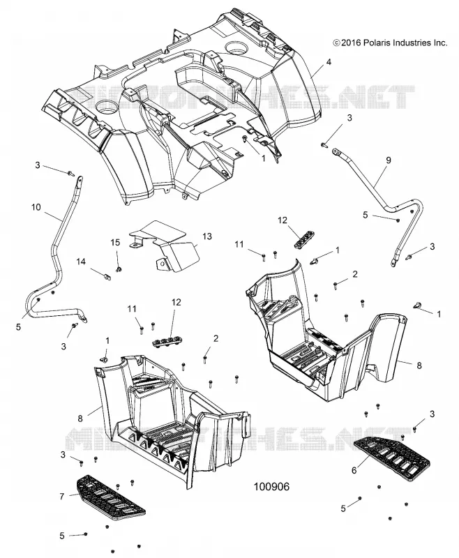 TRASERO CAB AND FOOTWELL
