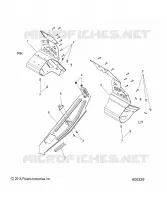 CHASIS, PROTECCIÓN DEL EMBRAGUE AND FOOTRESTS