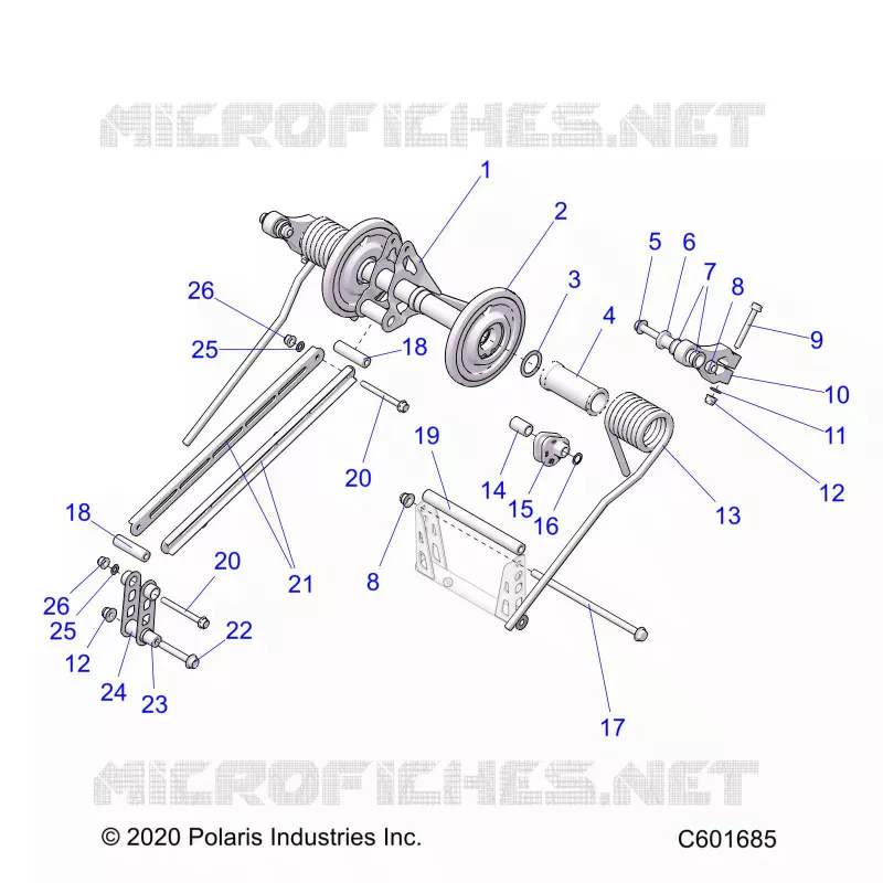 SUSPENSION, TRASERO ARM PAR