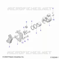 BRAKES, BRAKE PINZA FRENO DELANTERA