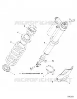 SUSPENSION, SHOCK TRASERO MOUNTING